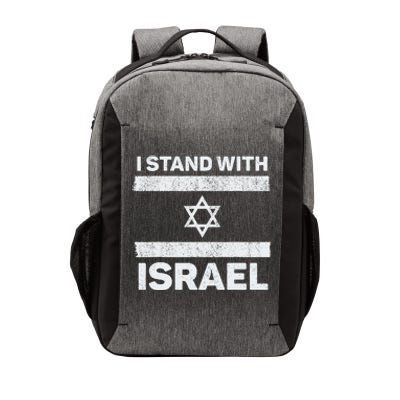 I Stand With Israel My Support Israel Flag Pride Vector Backpack