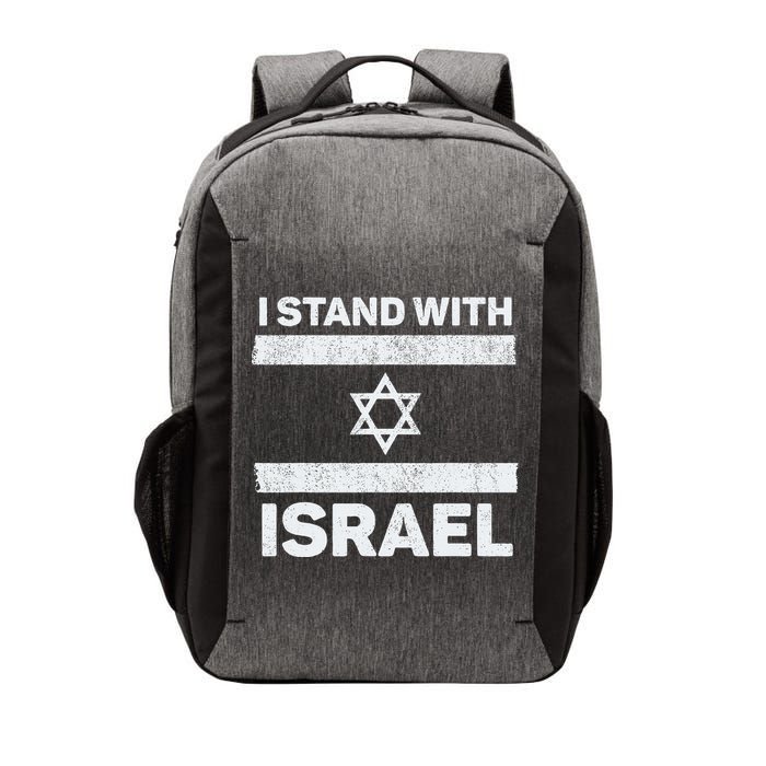 I Stand With Israel My Support Israel Flag Pride Vector Backpack