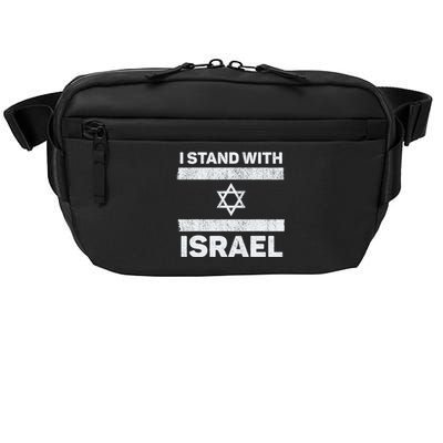 I Stand With Israel My Support Israel Flag Pride Crossbody Pack