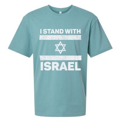 I Stand With Israel My Support Israel Flag Pride Sueded Cloud Jersey T-Shirt