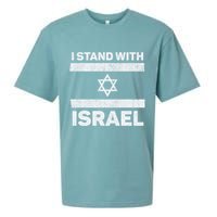 I Stand With Israel My Support Israel Flag Pride Sueded Cloud Jersey T-Shirt