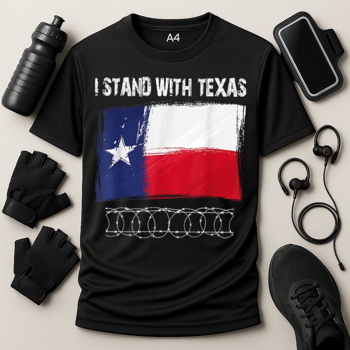 I Stand With Texas Come And Take It Performance Shirt