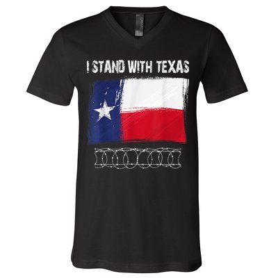 I Stand With Texas Come And Take It V-Neck T-Shirt