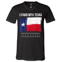 I Stand With Texas Come And Take It V-Neck T-Shirt