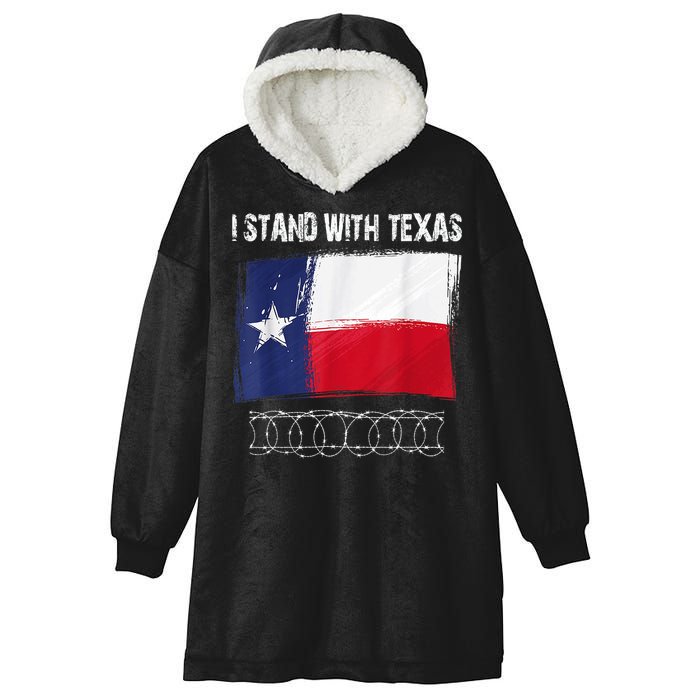 I Stand With Texas Come And Take It Hooded Wearable Blanket