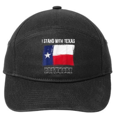 I Stand With Texas Come And Take It 7-Panel Snapback Hat