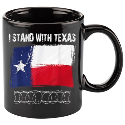 I Stand With Texas Come And Take It 11oz C Handle Ceramic Mug