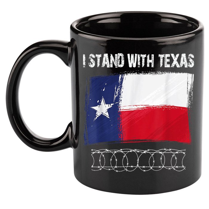 I Stand With Texas Come And Take It 11oz C Handle Ceramic Mug