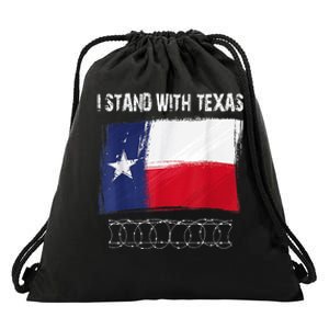 I Stand With Texas Come And Take It Drawstring Bag