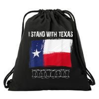 I Stand With Texas Come And Take It Drawstring Bag