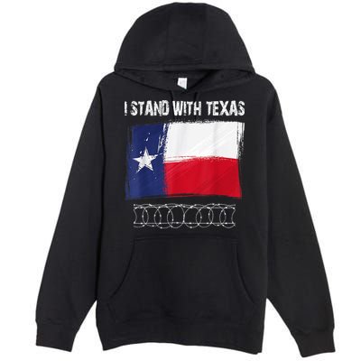 I Stand With Texas Come And Take It Premium Pullover Hoodie