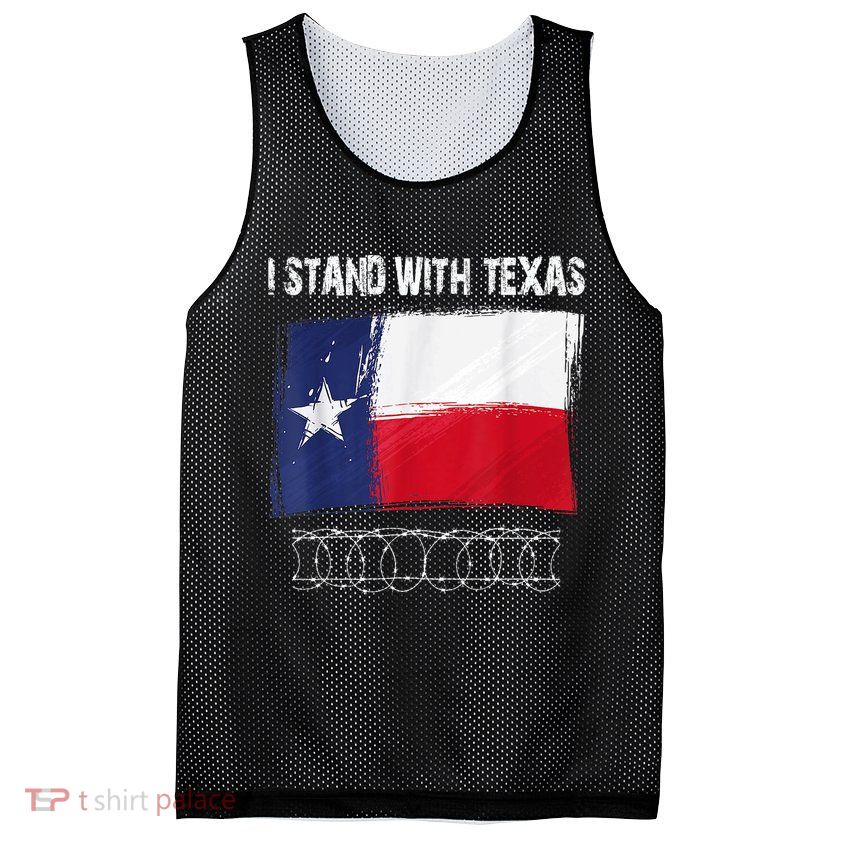 I Stand With Texas Come And Take It Mesh Reversible Basketball Jersey Tank