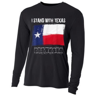 I Stand With Texas Come And Take It Cooling Performance Long Sleeve Crew