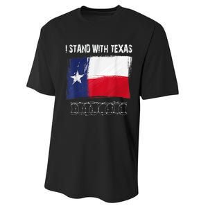 I Stand With Texas Come And Take It Performance Sprint T-Shirt