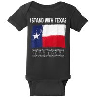 I Stand With Texas Come And Take It Baby Bodysuit