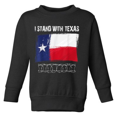 I Stand With Texas Come And Take It Toddler Sweatshirt