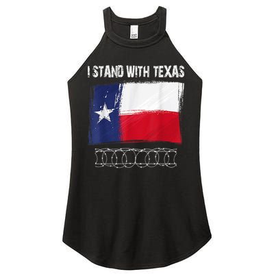 I Stand With Texas Come And Take It Women's Perfect Tri Rocker Tank