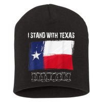 I Stand With Texas Come And Take It Short Acrylic Beanie