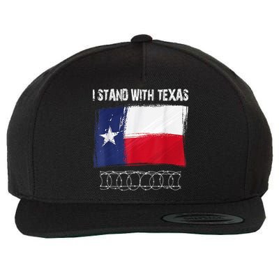 I Stand With Texas Come And Take It Wool Snapback Cap