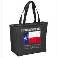 I Stand With Texas Come And Take It Zip Tote Bag