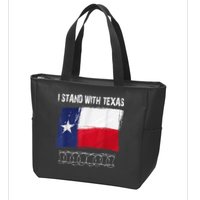 I Stand With Texas Come And Take It Zip Tote Bag