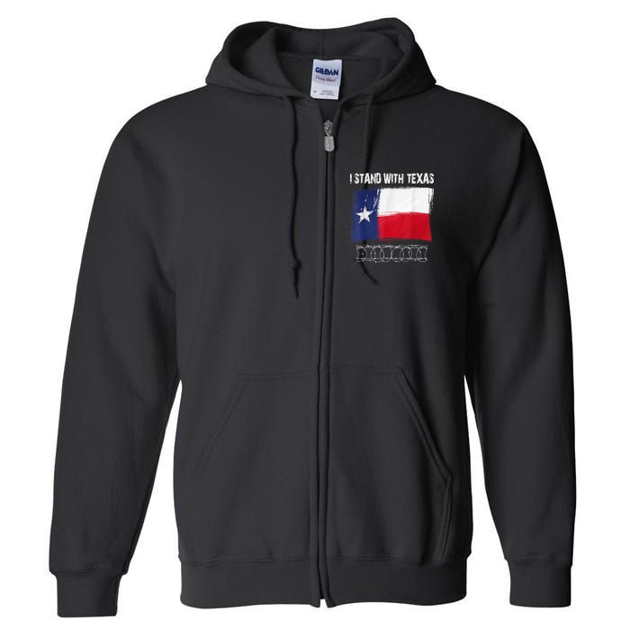 I Stand With Texas Come And Take It Full Zip Hoodie