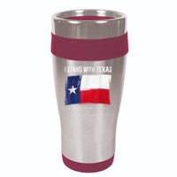 I Stand With Texas Come And Take It 16oz Travel Tumbler