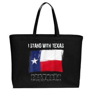 I Stand With Texas Come And Take It Cotton Canvas Jumbo Tote