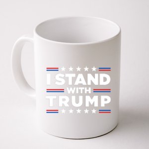 I Stand With Trump Pro Trump Supporter Free Trump Coffee Mug