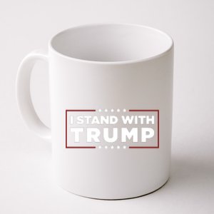 I Stand With Trump Pro Trump Supporter Free Trump Coffee Mug