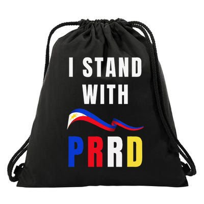 I Stand with Duterte PRRD Filipino Support Philippines Drawstring Bag