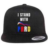 I Stand with Duterte PRRD Filipino Support Philippines Flat Bill Trucker Hat