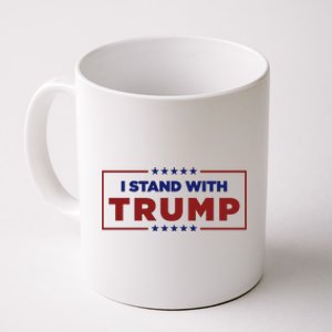 I Stand With Trump Pro Trump Supporter Free Trump Coffee Mug