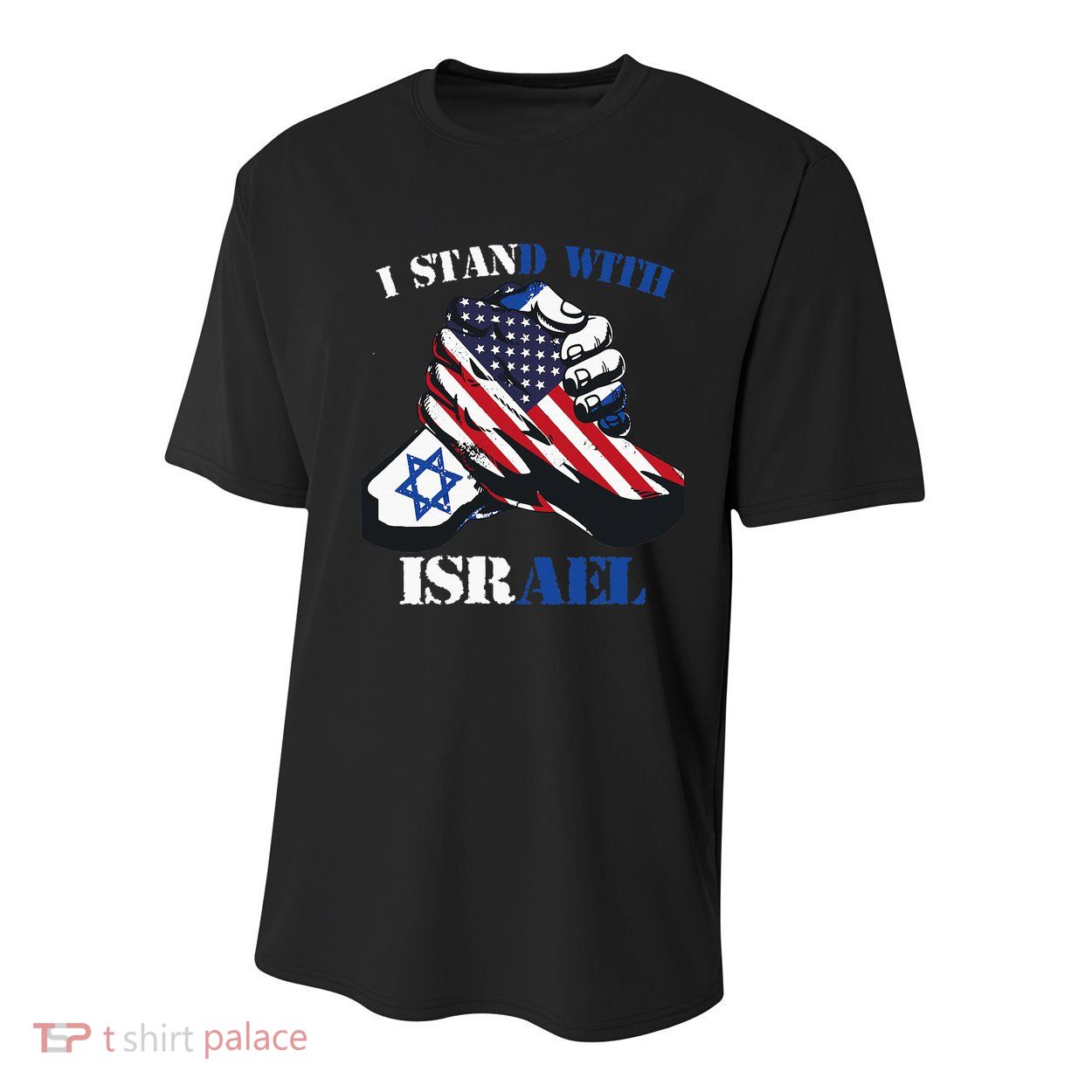 I Stand With Israel Support Israel Love Israeli Brotherhood Youth Performance Sprint T-Shirt