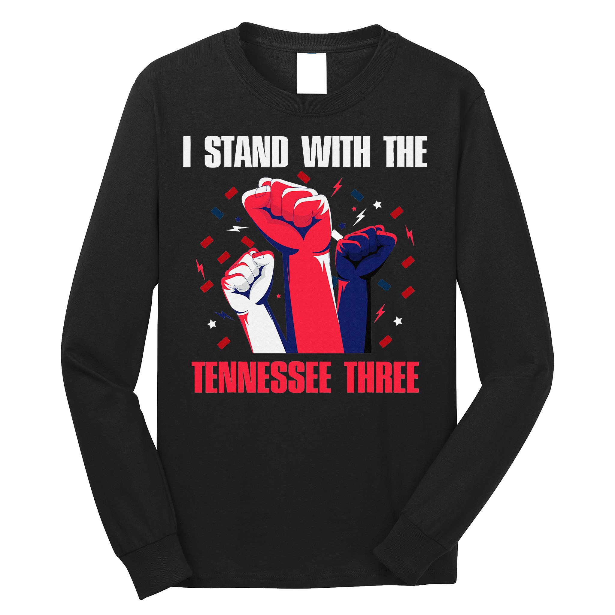 I Stand With the Tennessee Three Tennessee Home State Fan Long Sleeve Shirt