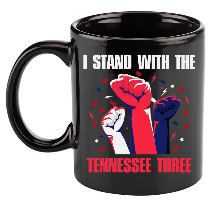 I Stand With the Tennessee Three Tennessee Home State Fan 11oz C Handle Ceramic Mug