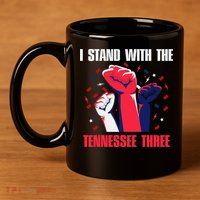 I Stand With the Tennessee Three Tennessee Home State Fan 11oz C Handle Ceramic Mug