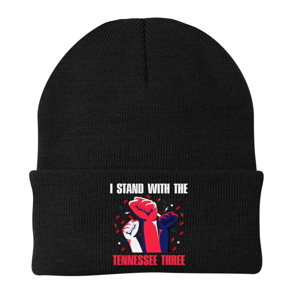 I Stand With the Tennessee Three Tennessee Home State Fan Beanie