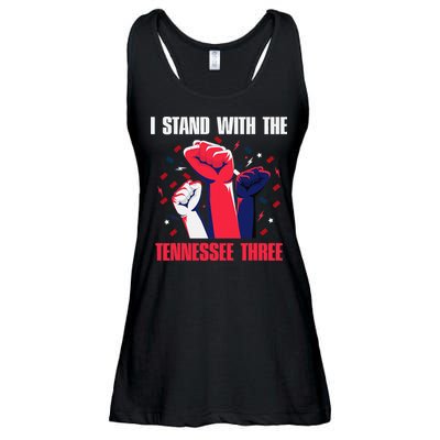 I Stand With the Tennessee Three Tennessee Home State Fan Ladies Essential Flowy Tank