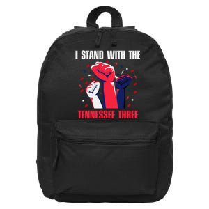 I Stand With the Tennessee Three Tennessee Home State Fan 16 in Basic Backpack