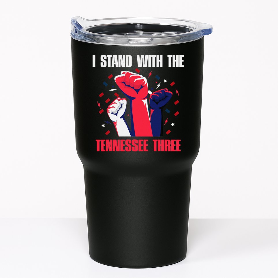 I Stand With the Tennessee Three Tennessee Home State Fan Tumbler