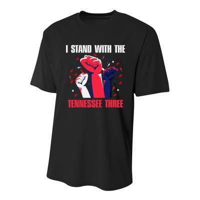 I Stand With the Tennessee Three Tennessee Home State Fan Youth Performance Sprint T-Shirt