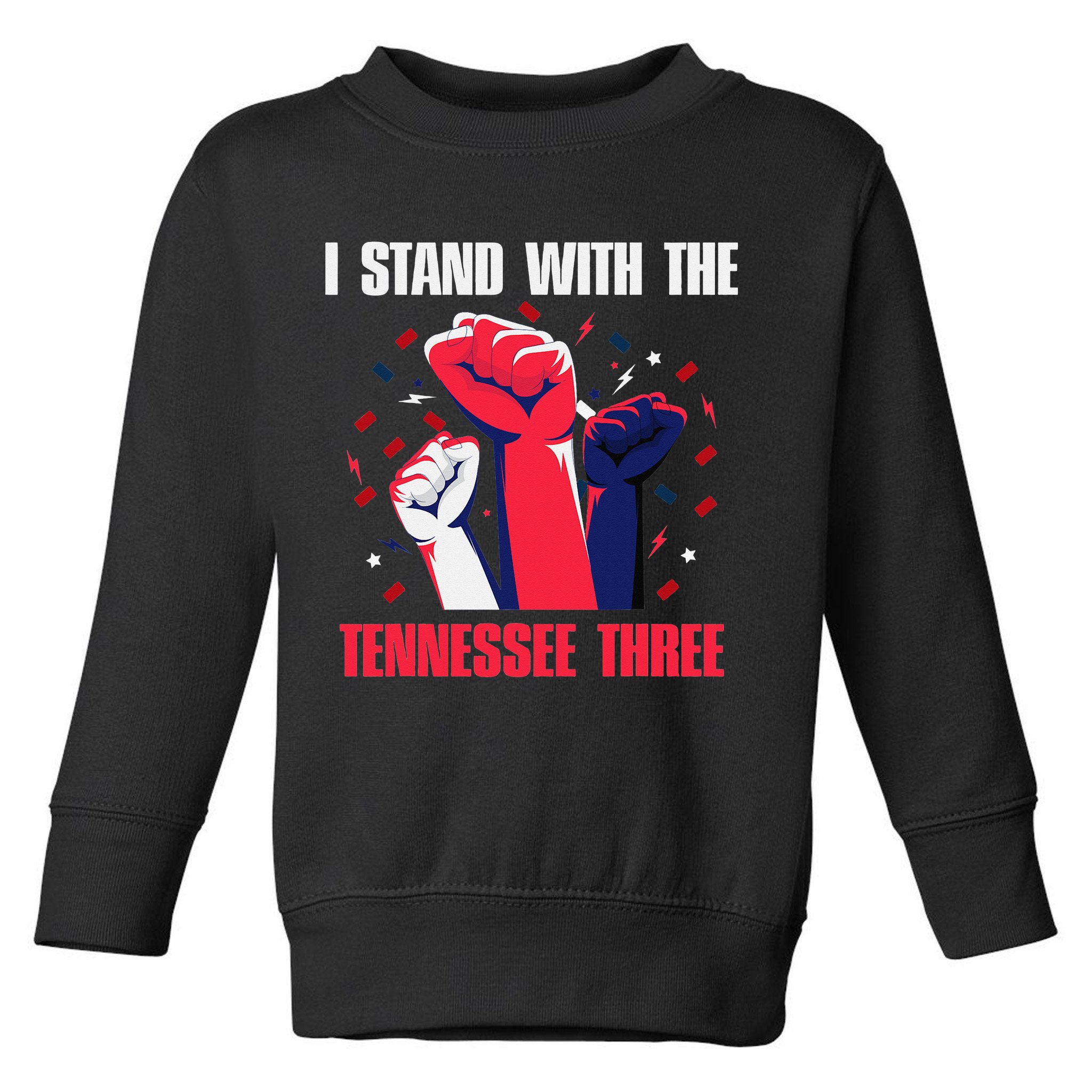 I Stand With the Tennessee Three Tennessee Home State Fan Toddler Sweatshirt