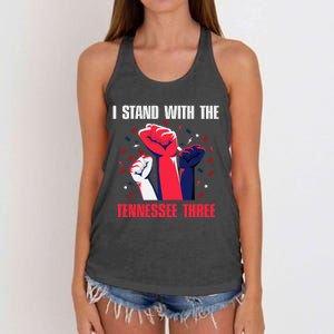 I Stand With the Tennessee Three Tennessee Home State Fan Women's Knotted Racerback Tank