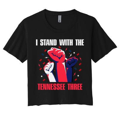 I Stand With the Tennessee Three Tennessee Home State Fan Crop Top