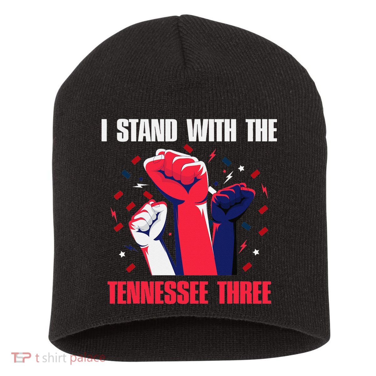 I Stand With the Tennessee Three Tennessee Home State Fan Short Acrylic Beanie