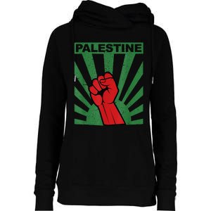 I Stand With Palestine For Their Freedom Free Palestine Womens Funnel Neck Pullover Hood