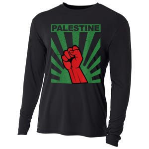 I Stand With Palestine For Their Freedom Free Palestine Cooling Performance Long Sleeve Crew