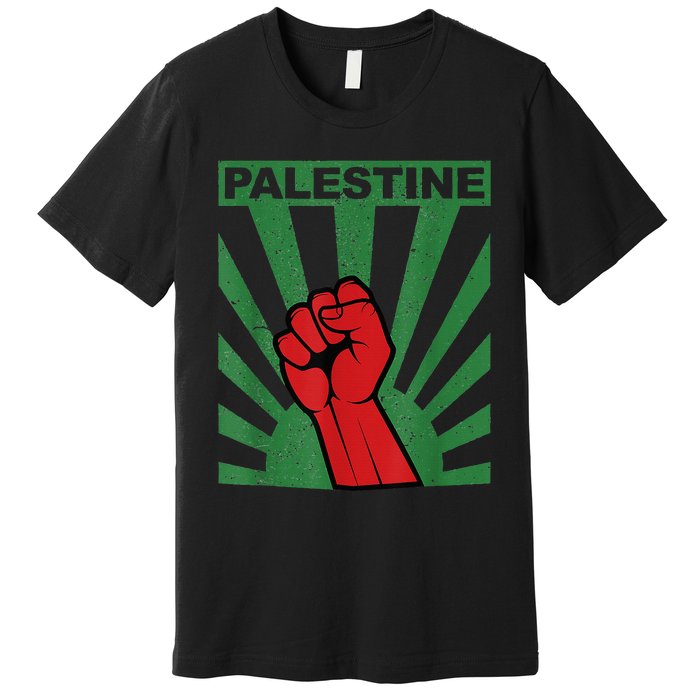 I Stand With Palestine For Their Freedom Free Palestine Premium T-Shirt