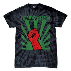 I Stand With Palestine For Their Freedom Free Palestine Tie-Dye T-Shirt